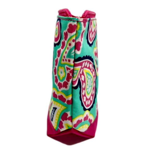 NWOT Colorful Medium Size Paisley Print Cosmetic Bag - Picture 2 of 7